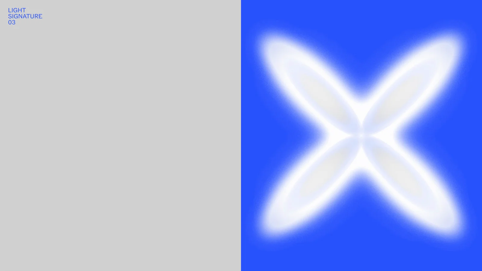 Animated Signals light signatures: glowing rings, flares and blue gradients